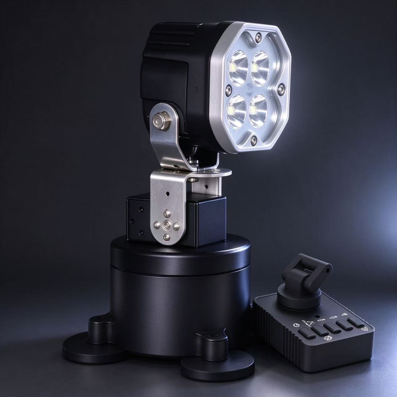 BOWEN LIGHTING remote-controlled spotlight gimbal